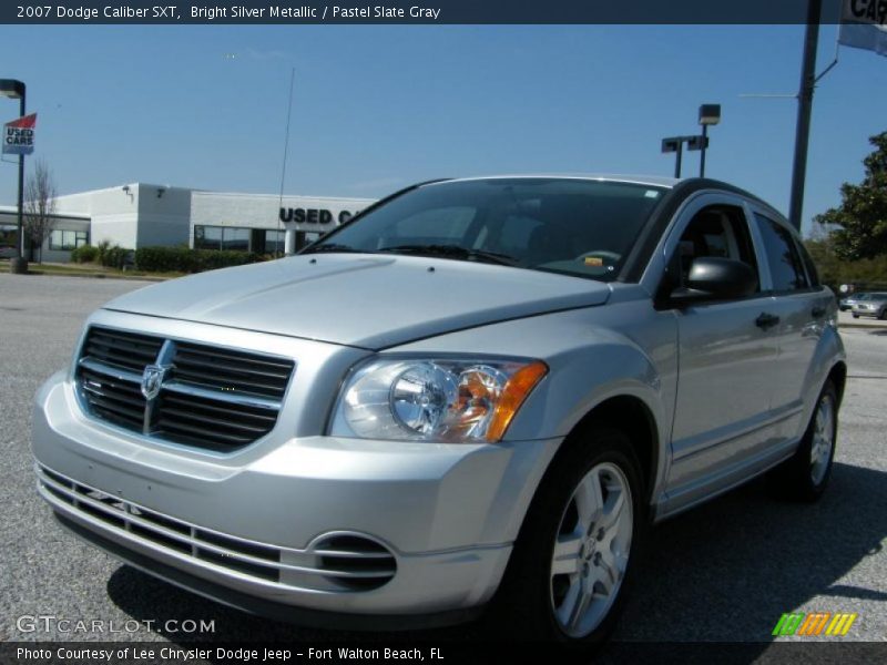 Bright Silver Metallic / Pastel Slate Gray 2007 Dodge Caliber SXT