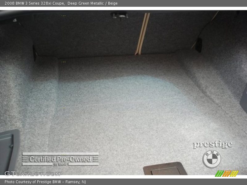 Deep Green Metallic / Beige 2008 BMW 3 Series 328xi Coupe