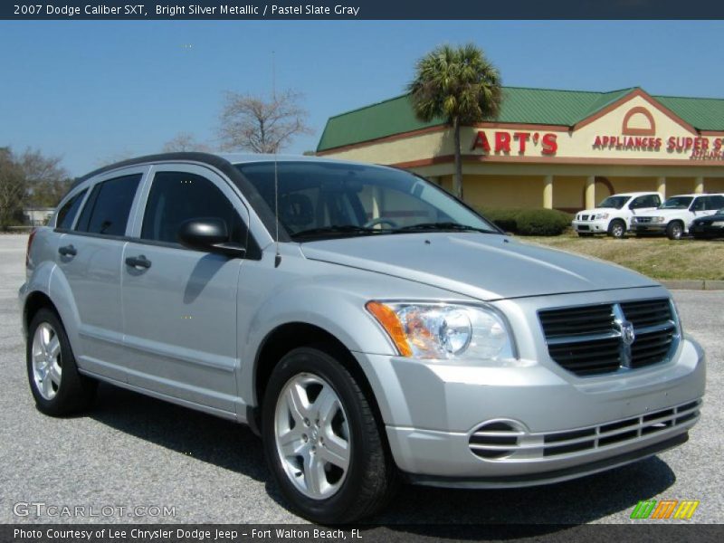 Bright Silver Metallic / Pastel Slate Gray 2007 Dodge Caliber SXT