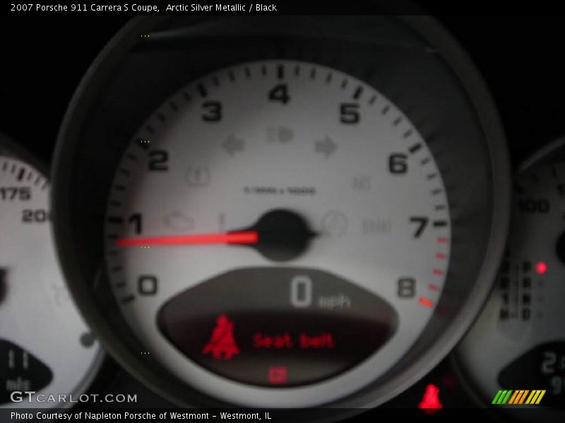 Arctic Silver Metallic / Black 2007 Porsche 911 Carrera S Coupe