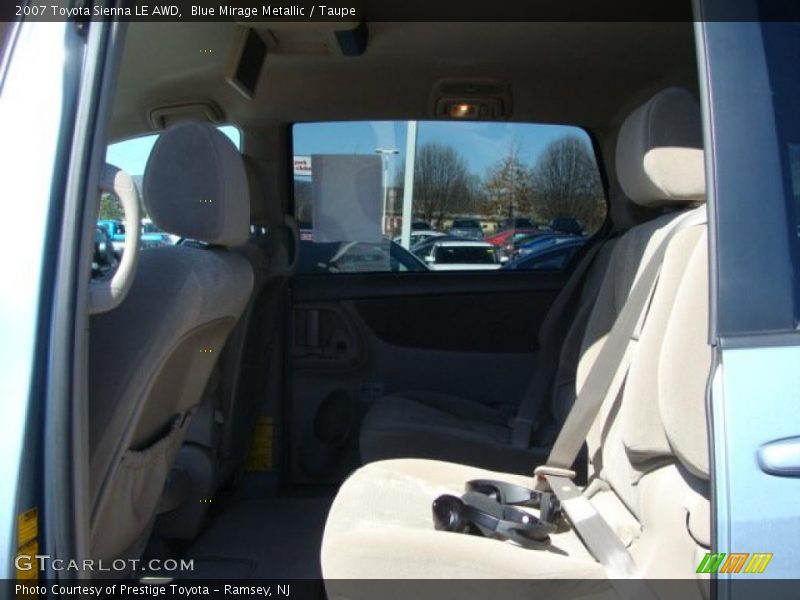 Blue Mirage Metallic / Taupe 2007 Toyota Sienna LE AWD