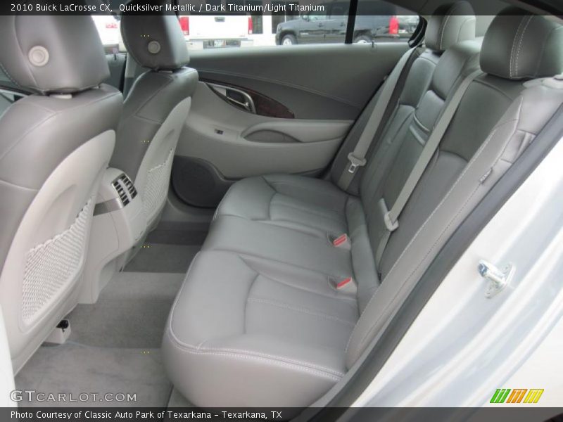 Quicksilver Metallic / Dark Titanium/Light Titanium 2010 Buick LaCrosse CX