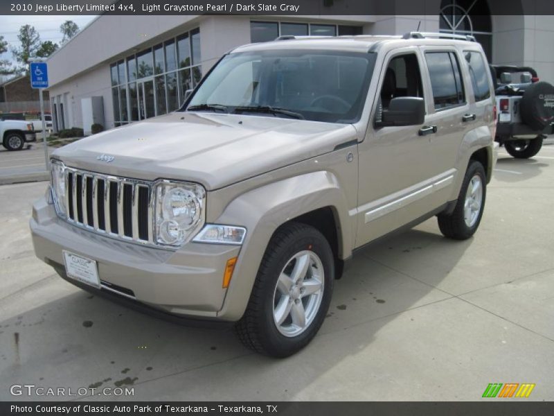 Light Graystone Pearl / Dark Slate Gray 2010 Jeep Liberty Limited 4x4