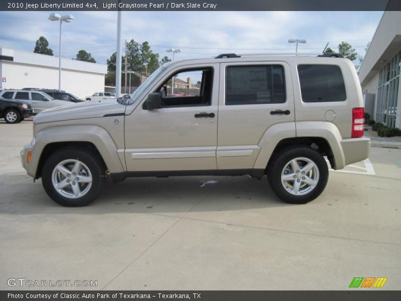 Light Graystone Pearl / Dark Slate Gray 2010 Jeep Liberty Limited 4x4