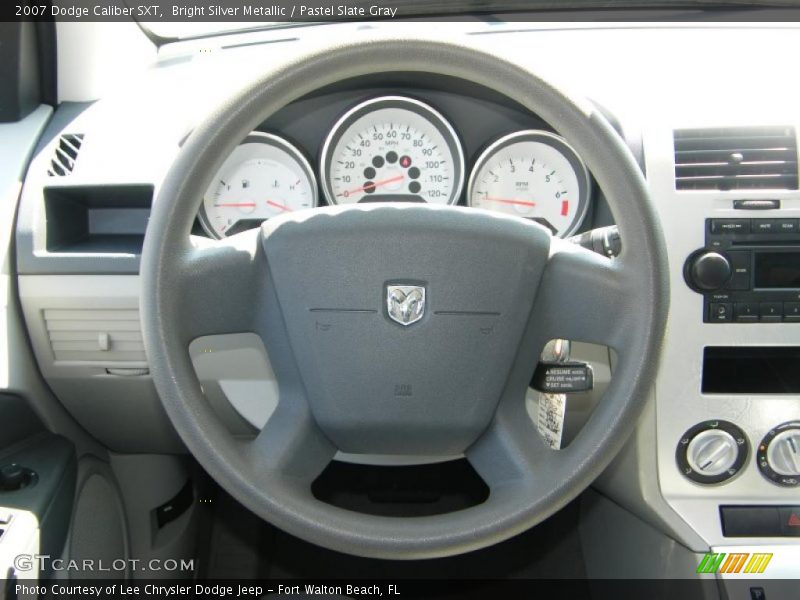 Bright Silver Metallic / Pastel Slate Gray 2007 Dodge Caliber SXT