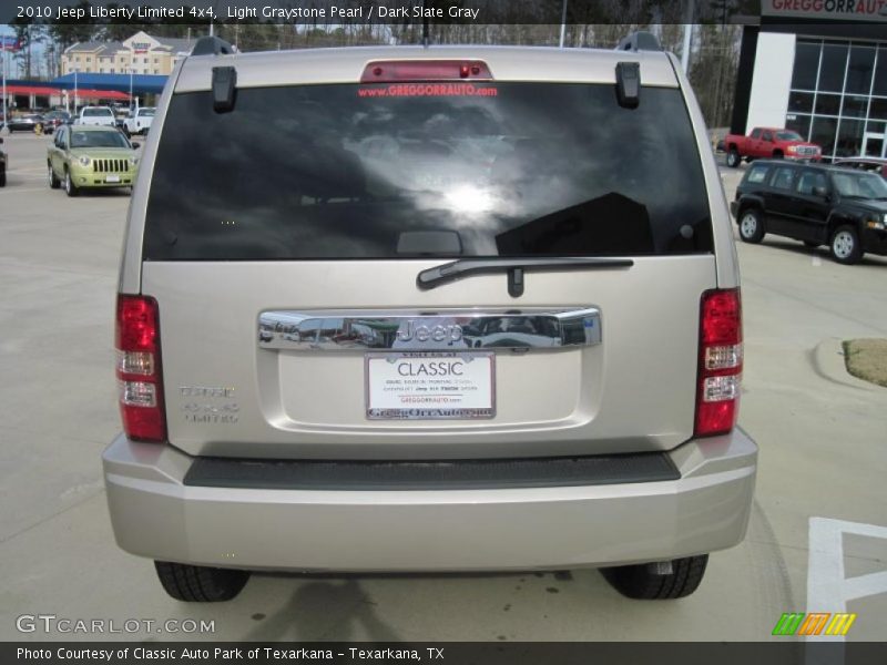 Light Graystone Pearl / Dark Slate Gray 2010 Jeep Liberty Limited 4x4