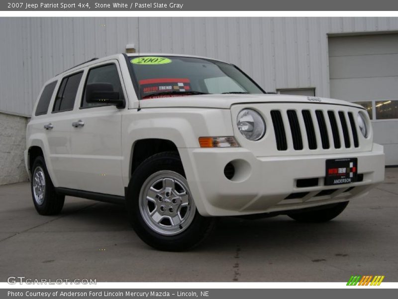 Stone White / Pastel Slate Gray 2007 Jeep Patriot Sport 4x4