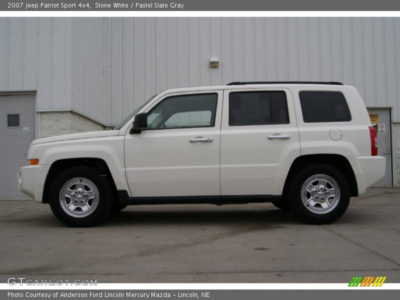 Stone White / Pastel Slate Gray 2007 Jeep Patriot Sport 4x4