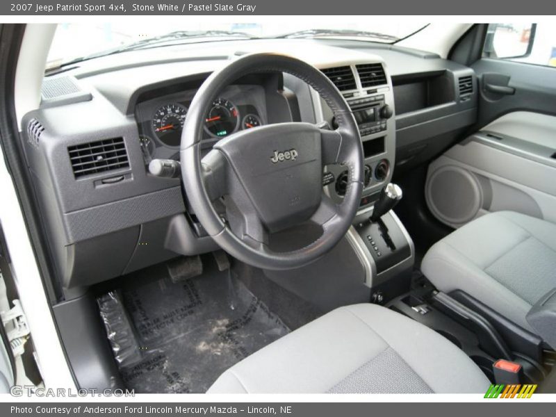 Stone White / Pastel Slate Gray 2007 Jeep Patriot Sport 4x4
