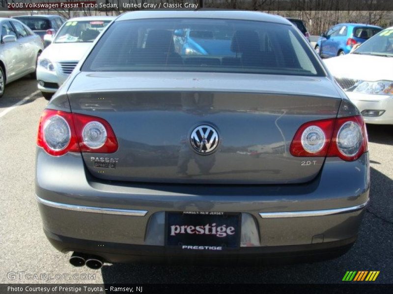 United Gray / Classic Gray 2008 Volkswagen Passat Turbo Sedan