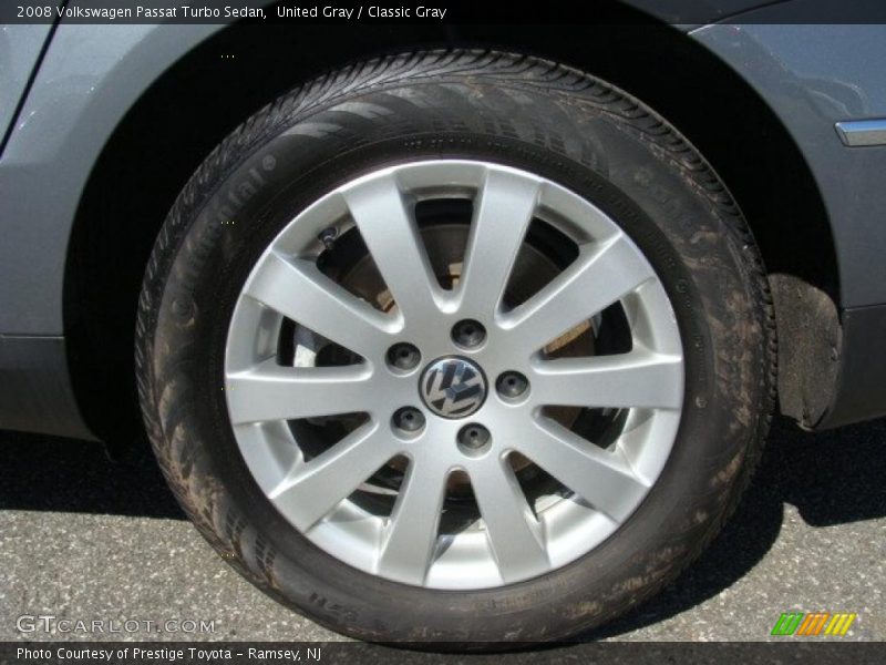 United Gray / Classic Gray 2008 Volkswagen Passat Turbo Sedan