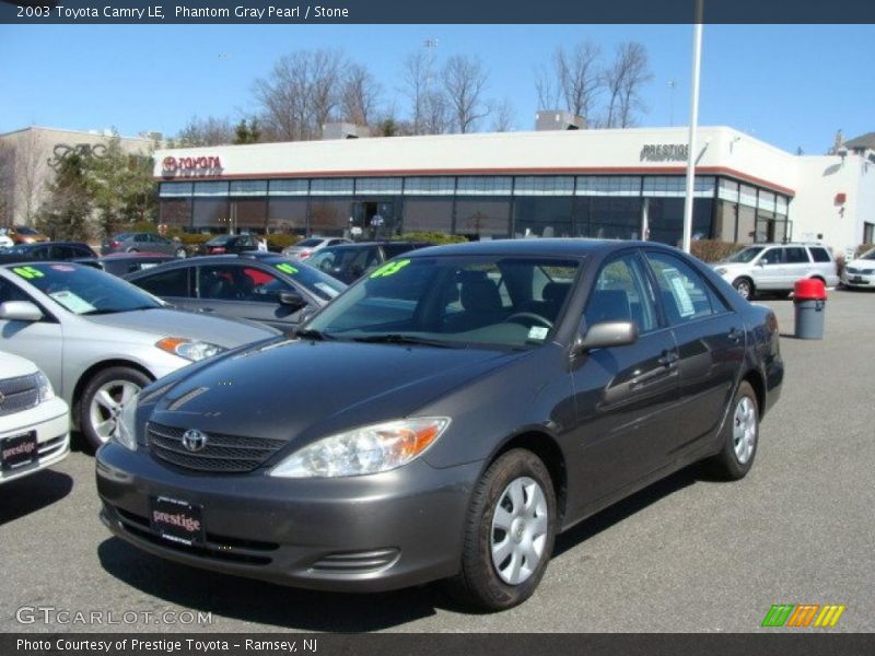 Phantom Gray Pearl / Stone 2003 Toyota Camry LE