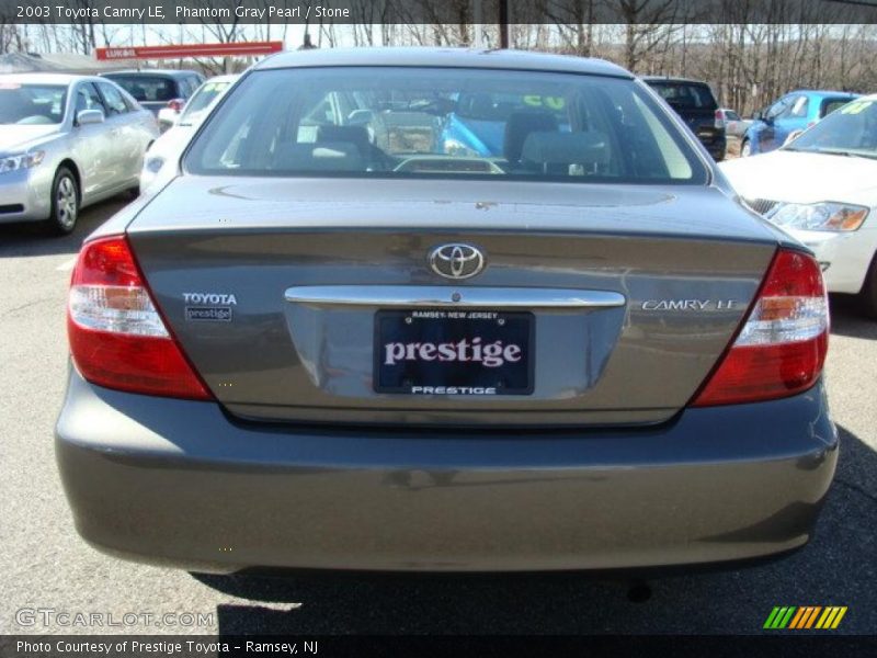 Phantom Gray Pearl / Stone 2003 Toyota Camry LE
