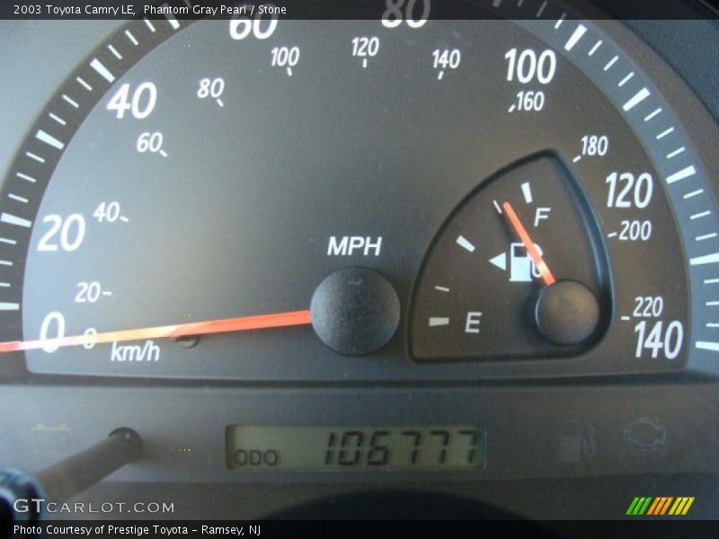 Phantom Gray Pearl / Stone 2003 Toyota Camry LE