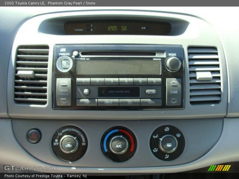 Phantom Gray Pearl / Stone 2003 Toyota Camry LE