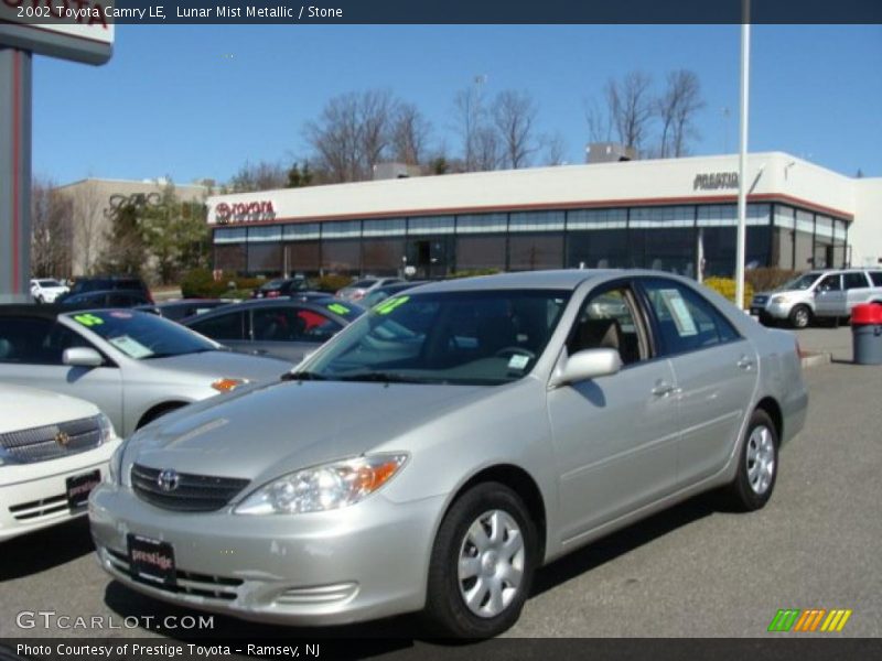 Lunar Mist Metallic / Stone 2002 Toyota Camry LE