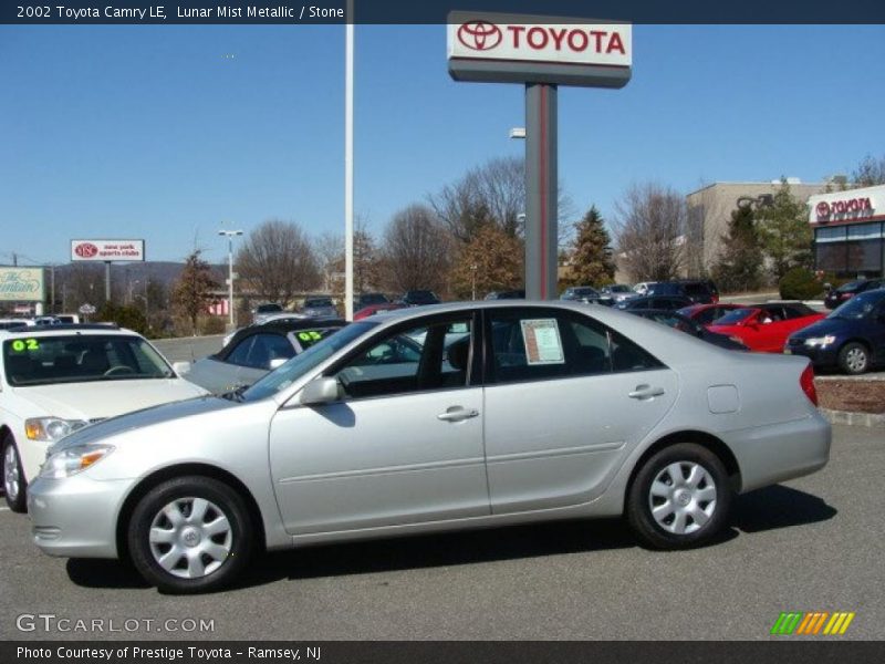 Lunar Mist Metallic / Stone 2002 Toyota Camry LE