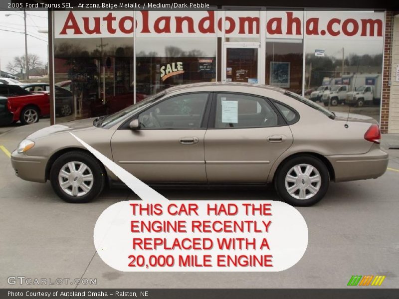 Arizona Beige Metallic / Medium/Dark Pebble 2005 Ford Taurus SEL