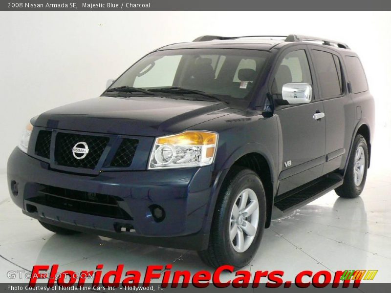 Majestic Blue / Charcoal 2008 Nissan Armada SE
