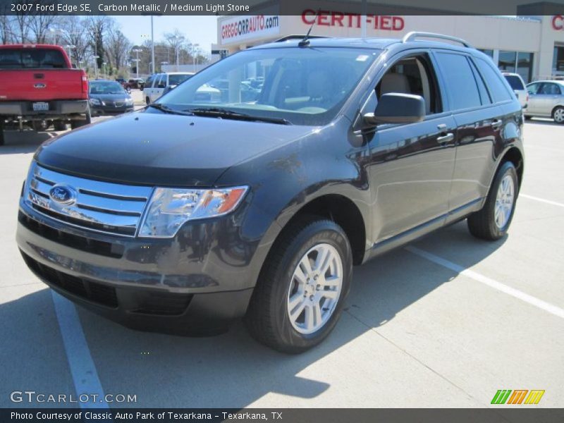 Carbon Metallic / Medium Light Stone 2007 Ford Edge SE
