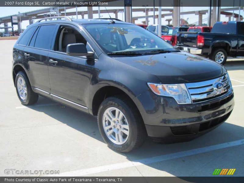 Carbon Metallic / Medium Light Stone 2007 Ford Edge SE