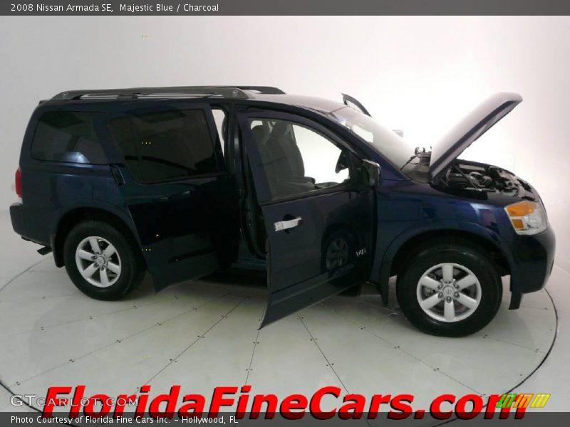 Majestic Blue / Charcoal 2008 Nissan Armada SE