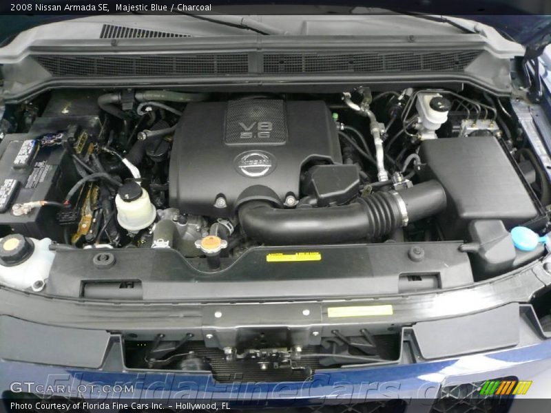 Majestic Blue / Charcoal 2008 Nissan Armada SE