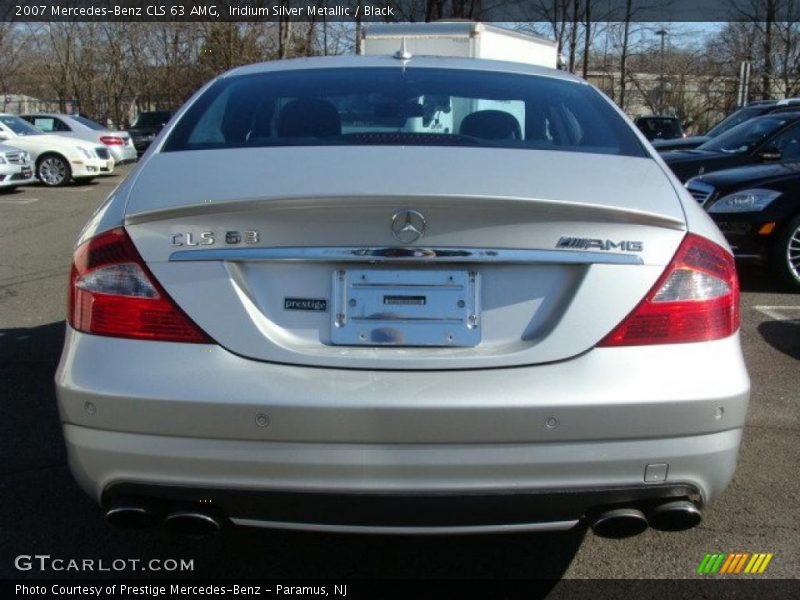 Iridium Silver Metallic / Black 2007 Mercedes-Benz CLS 63 AMG