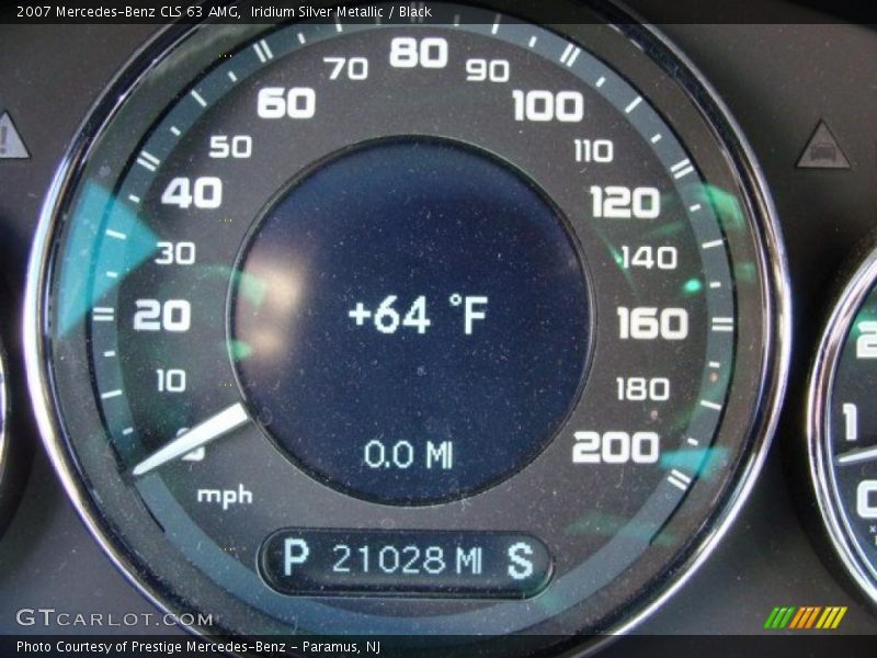 Iridium Silver Metallic / Black 2007 Mercedes-Benz CLS 63 AMG