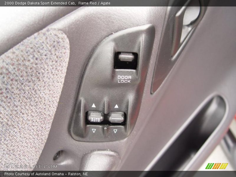 Flame Red / Agate 2000 Dodge Dakota Sport Extended Cab