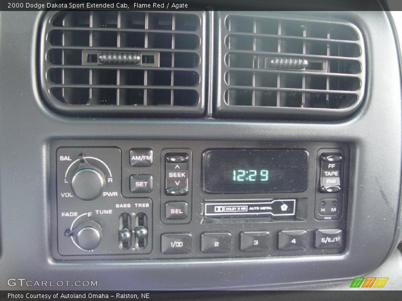 Flame Red / Agate 2000 Dodge Dakota Sport Extended Cab