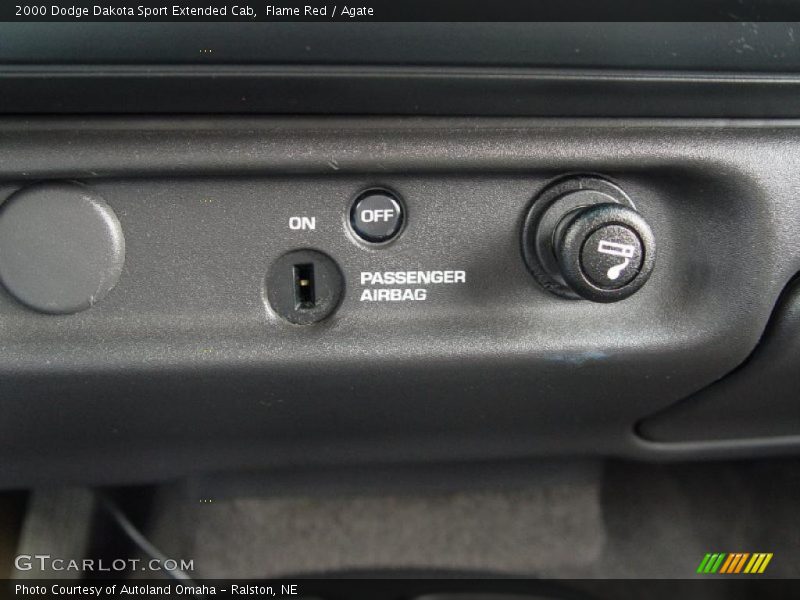 Flame Red / Agate 2000 Dodge Dakota Sport Extended Cab