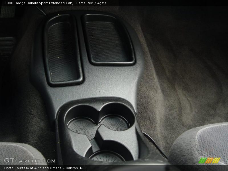 Flame Red / Agate 2000 Dodge Dakota Sport Extended Cab