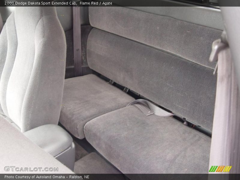 Flame Red / Agate 2000 Dodge Dakota Sport Extended Cab