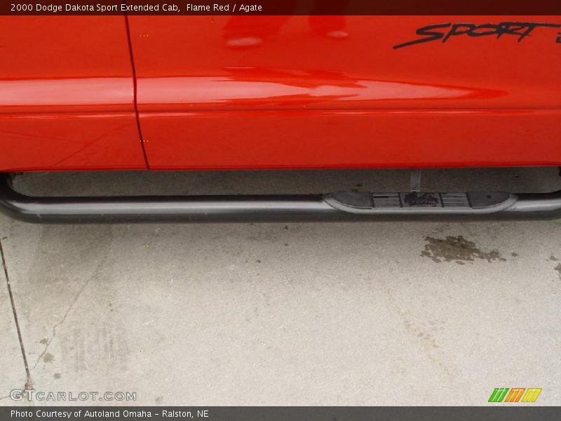 Flame Red / Agate 2000 Dodge Dakota Sport Extended Cab