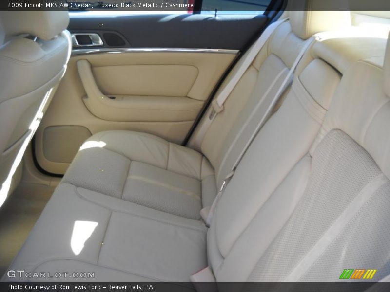Tuxedo Black Metallic / Cashmere 2009 Lincoln MKS AWD Sedan