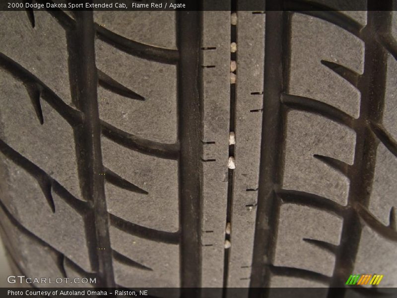 Flame Red / Agate 2000 Dodge Dakota Sport Extended Cab