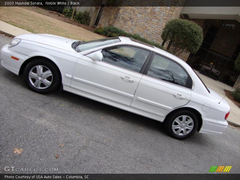 Noble White / Black 2003 Hyundai Sonata