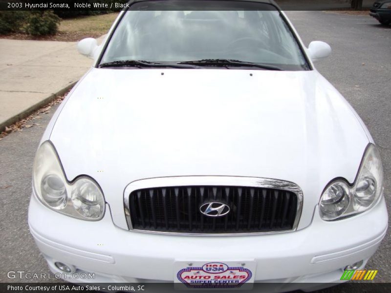 Noble White / Black 2003 Hyundai Sonata