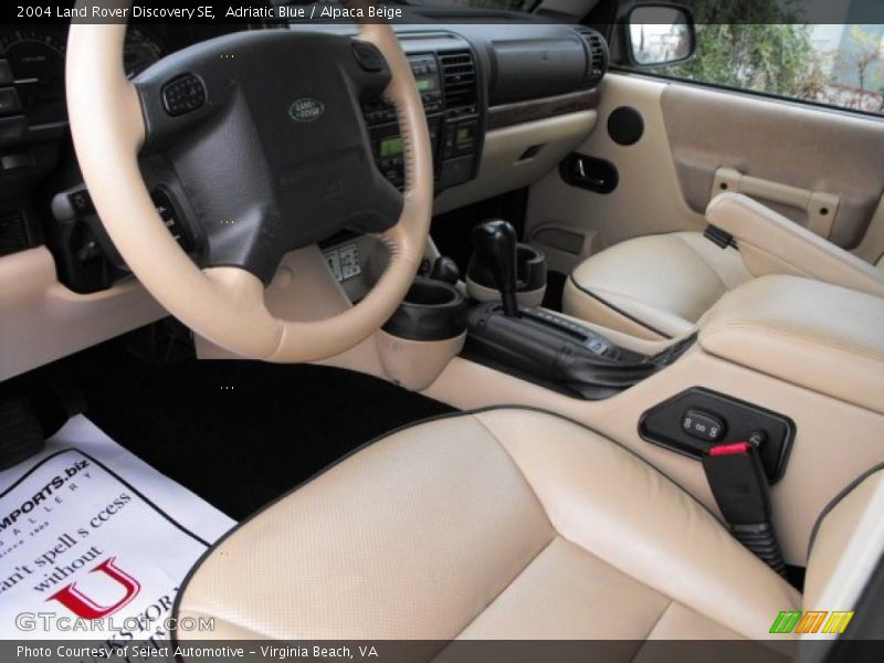 Adriatic Blue / Alpaca Beige 2004 Land Rover Discovery SE