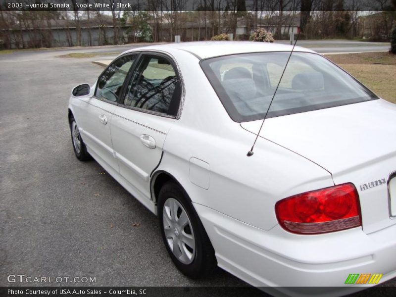 Noble White / Black 2003 Hyundai Sonata