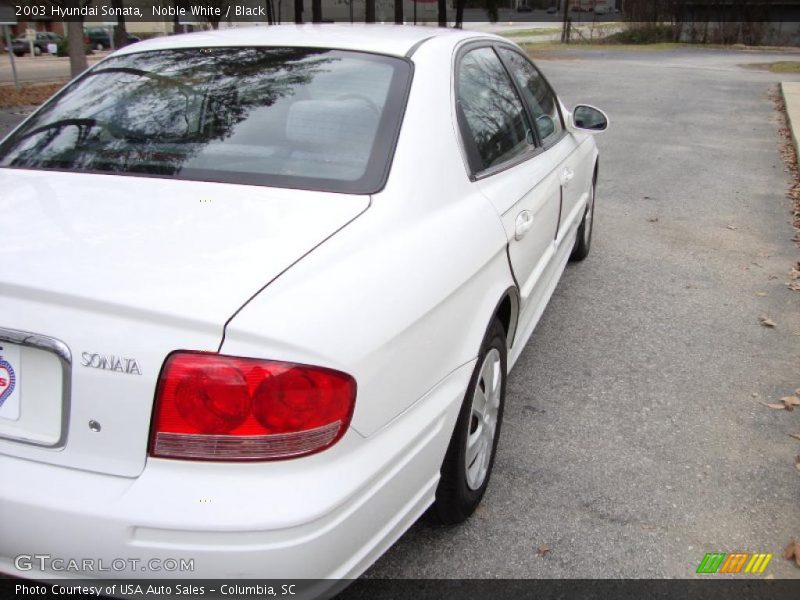 Noble White / Black 2003 Hyundai Sonata