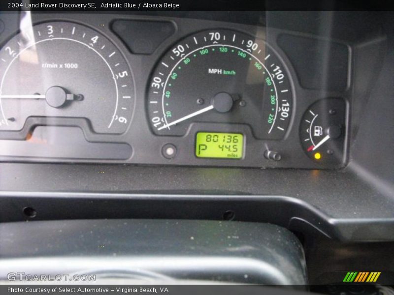 Adriatic Blue / Alpaca Beige 2004 Land Rover Discovery SE