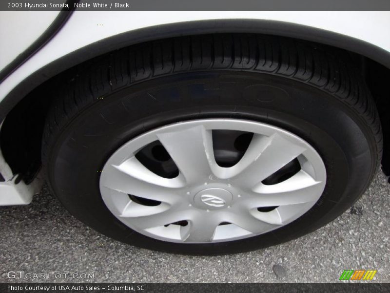 Noble White / Black 2003 Hyundai Sonata