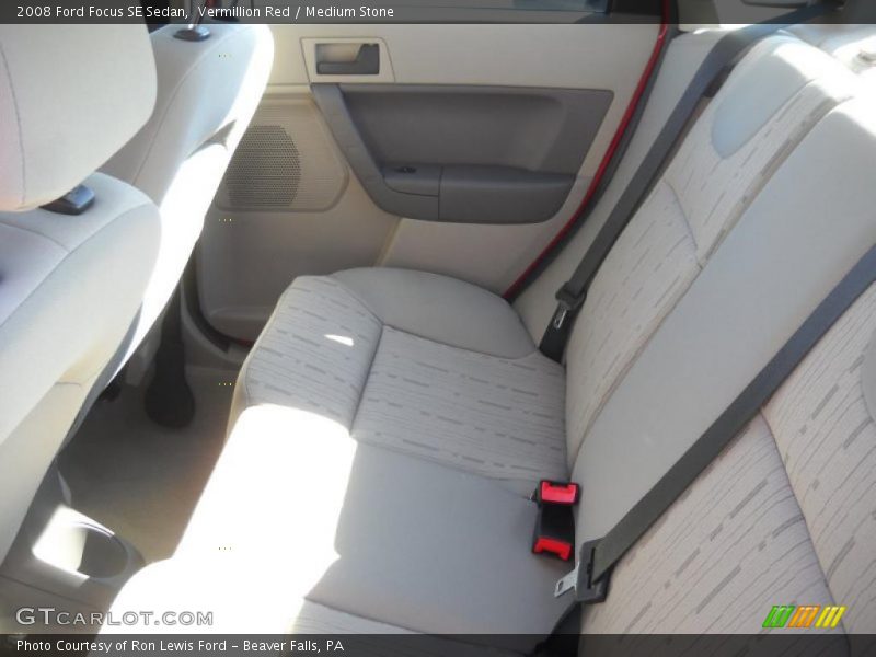 Vermillion Red / Medium Stone 2008 Ford Focus SE Sedan