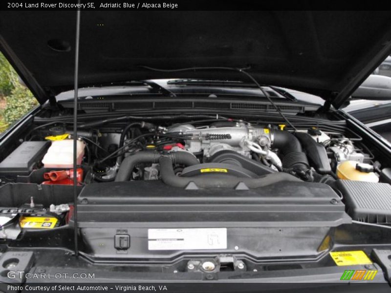 Adriatic Blue / Alpaca Beige 2004 Land Rover Discovery SE