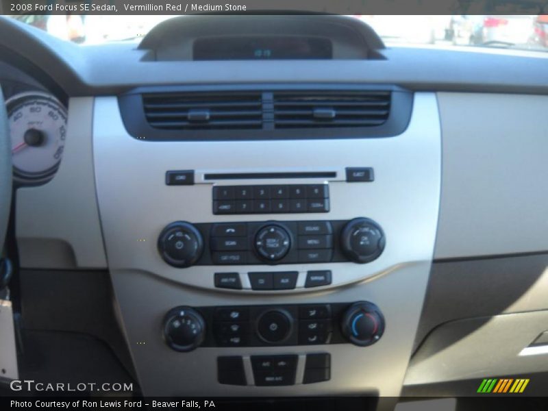 Vermillion Red / Medium Stone 2008 Ford Focus SE Sedan