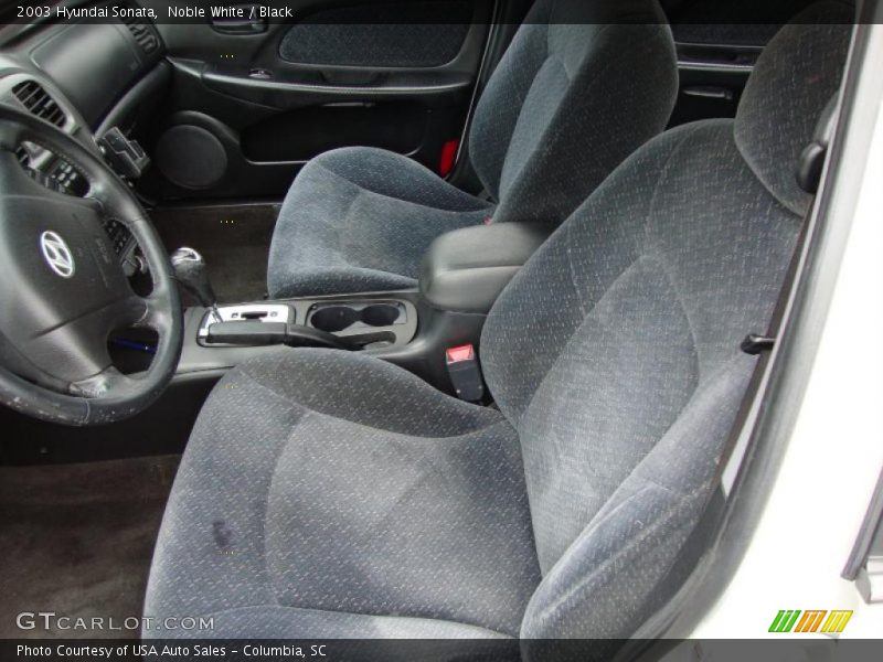 Noble White / Black 2003 Hyundai Sonata