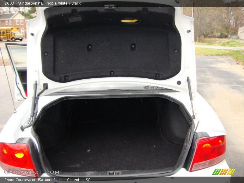 Noble White / Black 2003 Hyundai Sonata