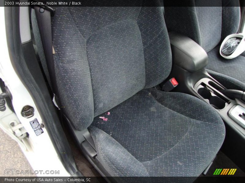 Noble White / Black 2003 Hyundai Sonata